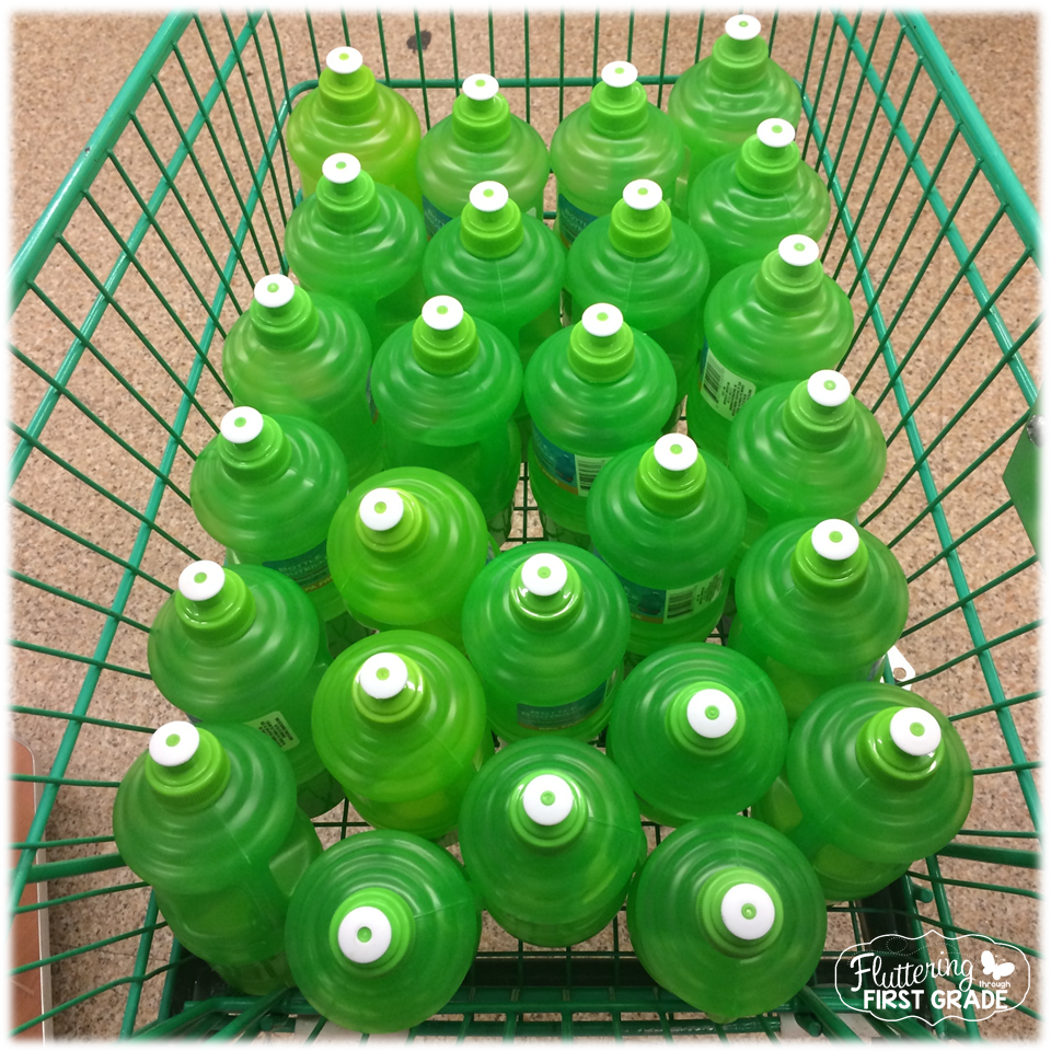 Water Bottles in the Classroom - Fluttering Through the Grades