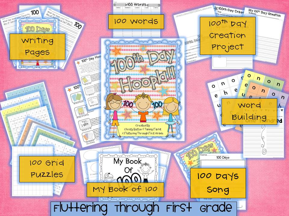 http://www.teacherspayteachers.com/Product/100th-Day-of-School-Hoopla-503860