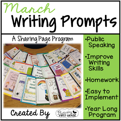  March writing prompts 