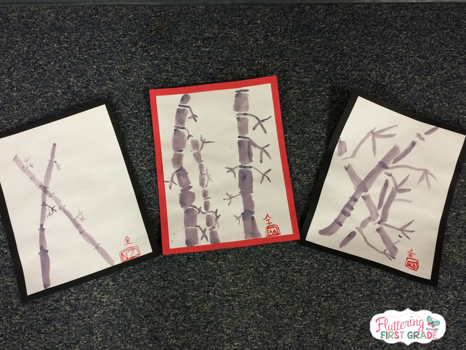 Bright Ideas Linky! Student Art Portfolios - Fluttering Through