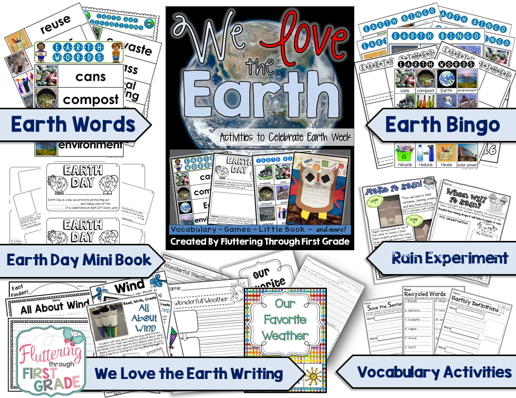 Earth week activities for the primary classroom.