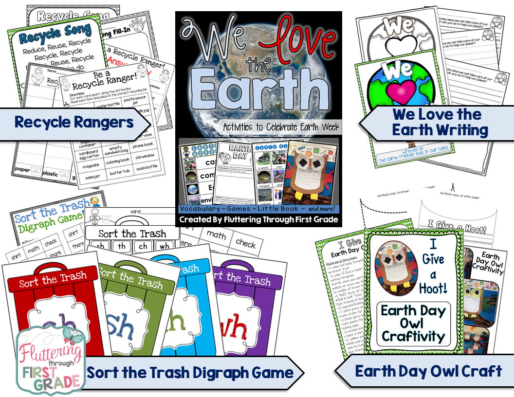 Earth week activities for the primary classroom.