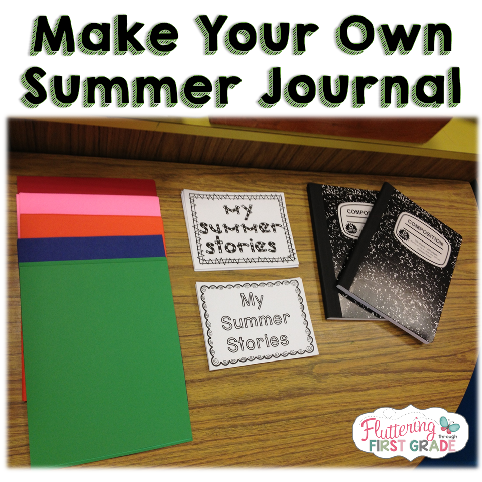 Summer journal DIY tutorial for kids