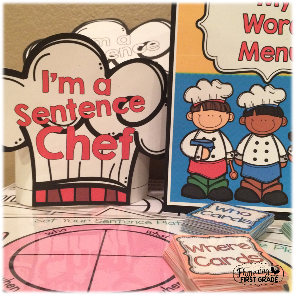 Meet the Sentence Chefs! Differentiated sentence building activities for developing writers.