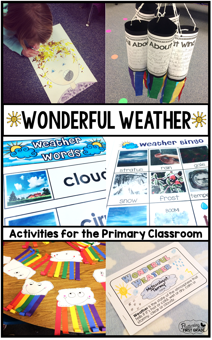 Weather activities for the primary classroom