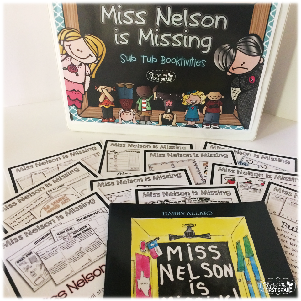 Sub plans made easy with Miss Nelson is Missing. 