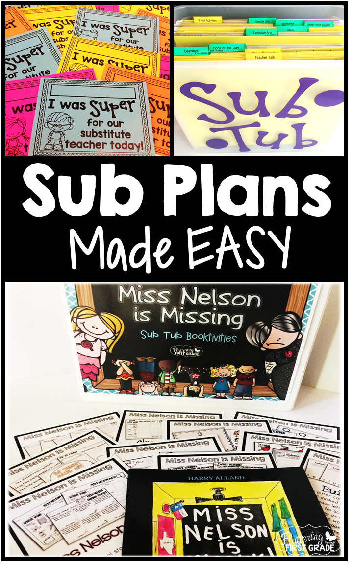 Sub plans made easy. Tips and tricks for taking a sub day and walking away!