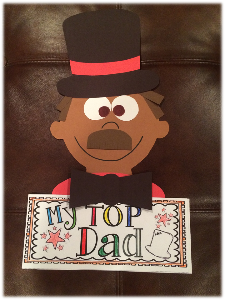 Father's Day Craft: Tie-rific Dad - Fluttering Through the Grades