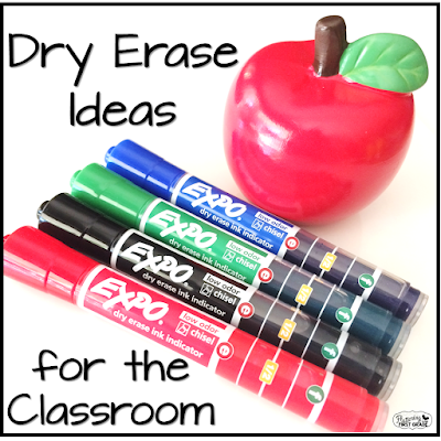 Dry erase ideas for the classroom