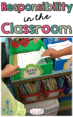 Creating a classroom culture with responsible students. Ideas for building the character trait responsibility into daily classroom tasks.