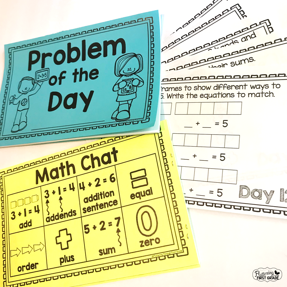 Daily math warm up booklets - Problem of the Day