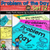 Daily Math Warm Up Activity Booklet: Problem of the Day - Set 12