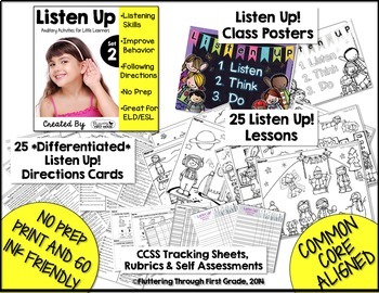 Listening Activities for Common Core~ THE BUNDLE Sets 1-3 - Image 3