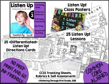 Listening Activities for Common Core~ THE BUNDLE Sets 1-3 - Image 4