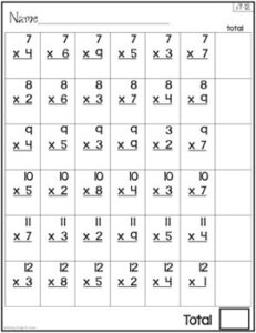 Distance Learning - Math Fact Fluency Assessments - Fluttering Through ...