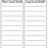 Halloween Spider Sort - Short and Long Vowel Word Sorting Activity - Image 3